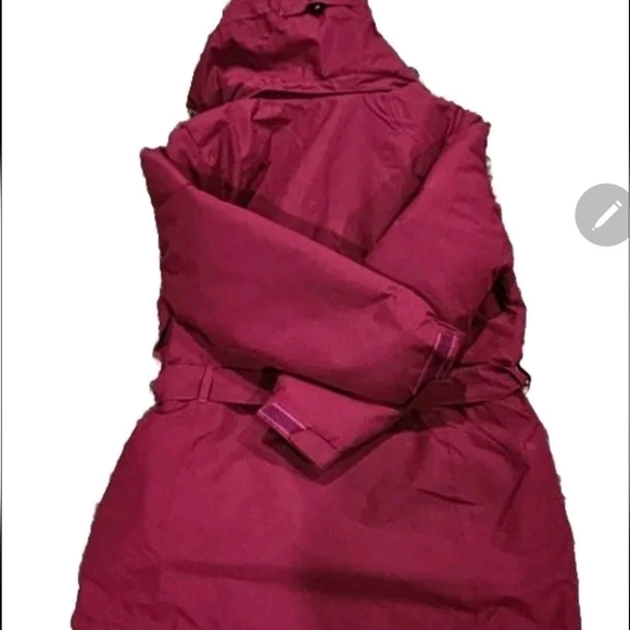 Lands' End Parka belted coat - Picture 3 of 3